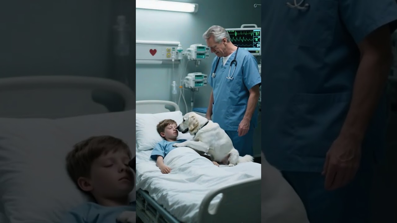 Loyal Dog Waits Outside Hospital for Days After Child’s Tragic Accident 💔 