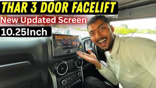 2025 Mahindra Thar Facelift RWD😍| New Updated Screen 10.25 Inch Full Review screenshot 5