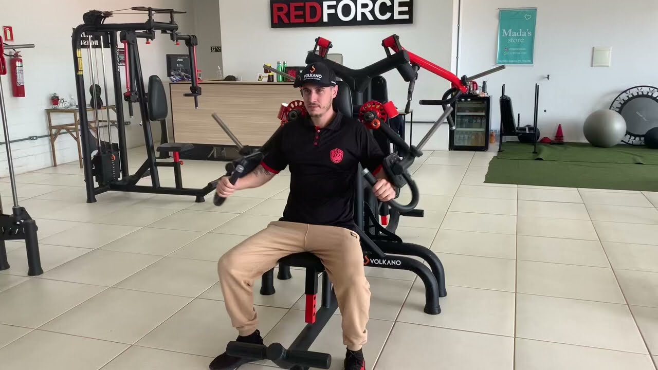 Máquina elevação lateral Volkano Fitness 