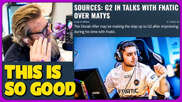 fl0m Reacts to G2 looking to sign MATYS from fnatic