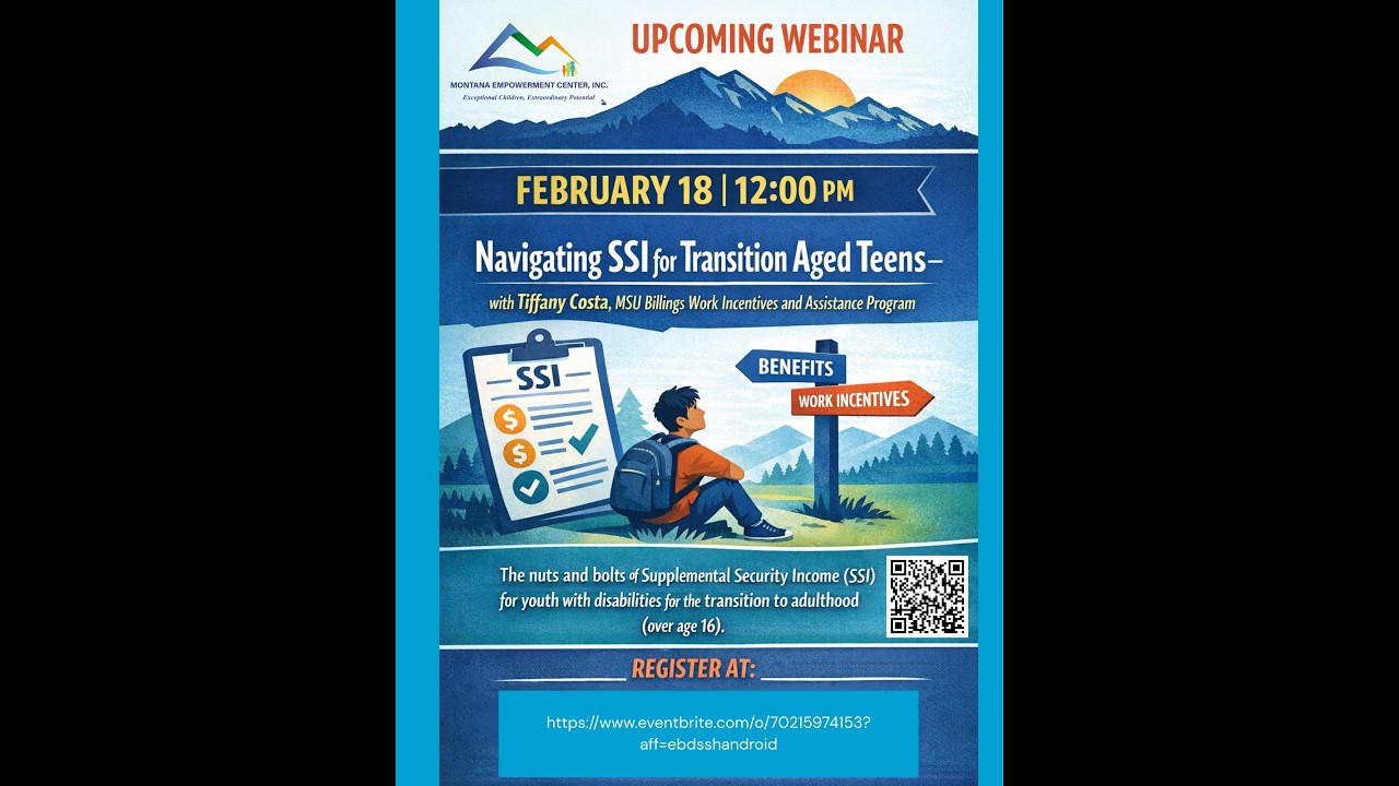 Navigating SSI Transition-Aged Teens over 16yo - Tiffany Costa, MSU Billings