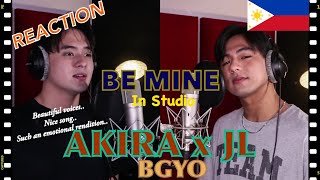 [FILIPINO REACTION VIDEO] | 🇵🇭 Akira x JL of BGYO - Be Mine (In Studio)