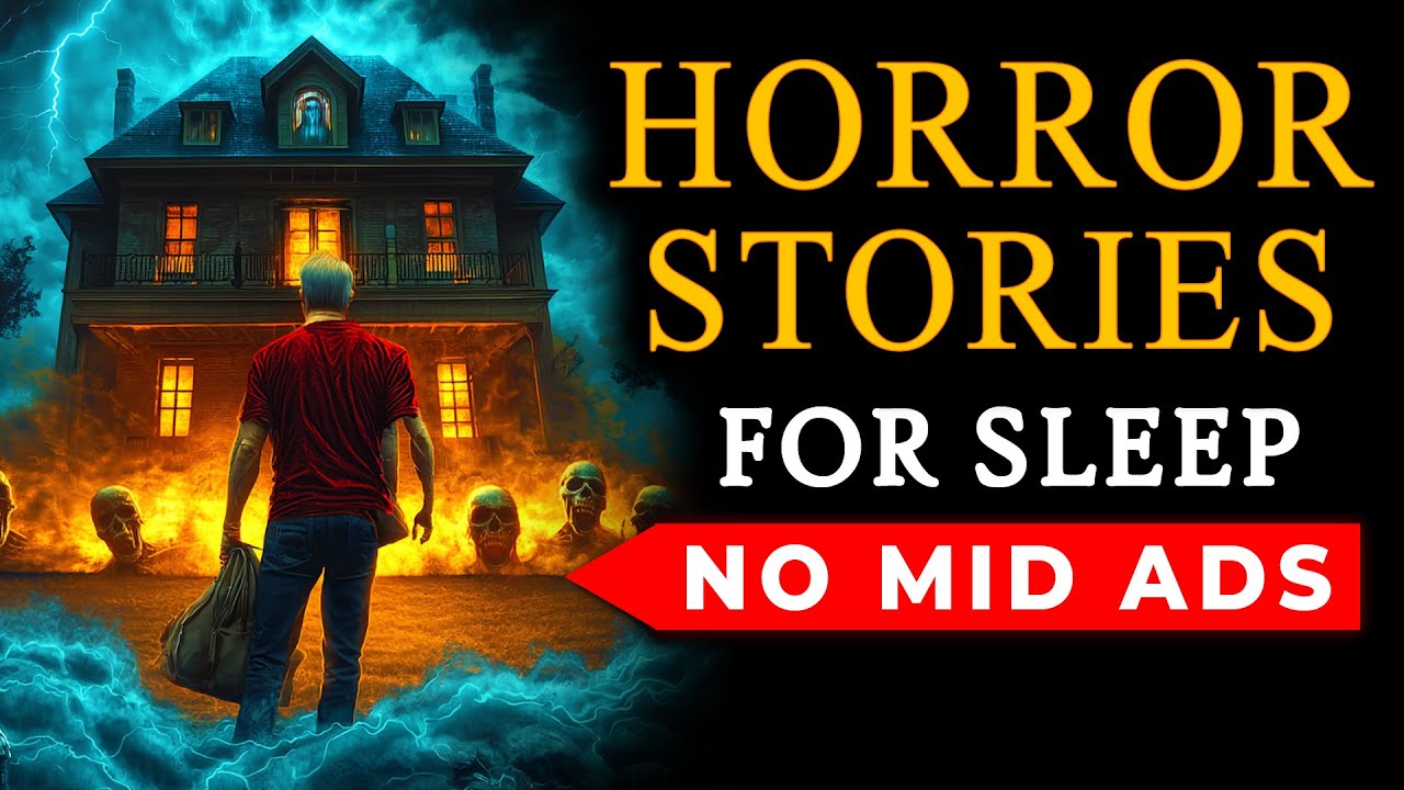 🛑 NO ADS 🛑 TRUE Scary Stories for Sleep | Bedtime Rain Sounds | Black Screen | Vol. 8