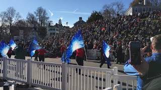 Plymouth’s band performs in Thanksgiving parade