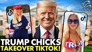 Hot New Trend: Trump Chicks Trolling Lib Women Having MELTDOWNS Go VIRAL | Trump Taking Over TikTok🔥