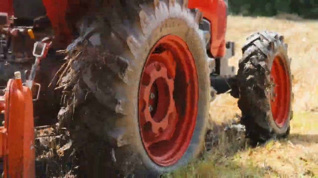 KUBOTA MU4501 4WD TRACTOR WITH PTO DISK PLOUGH PUDDLING PERFOMANCE IN BOOMI AGRO  NEEDS