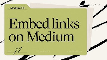 How to embed links on Medium