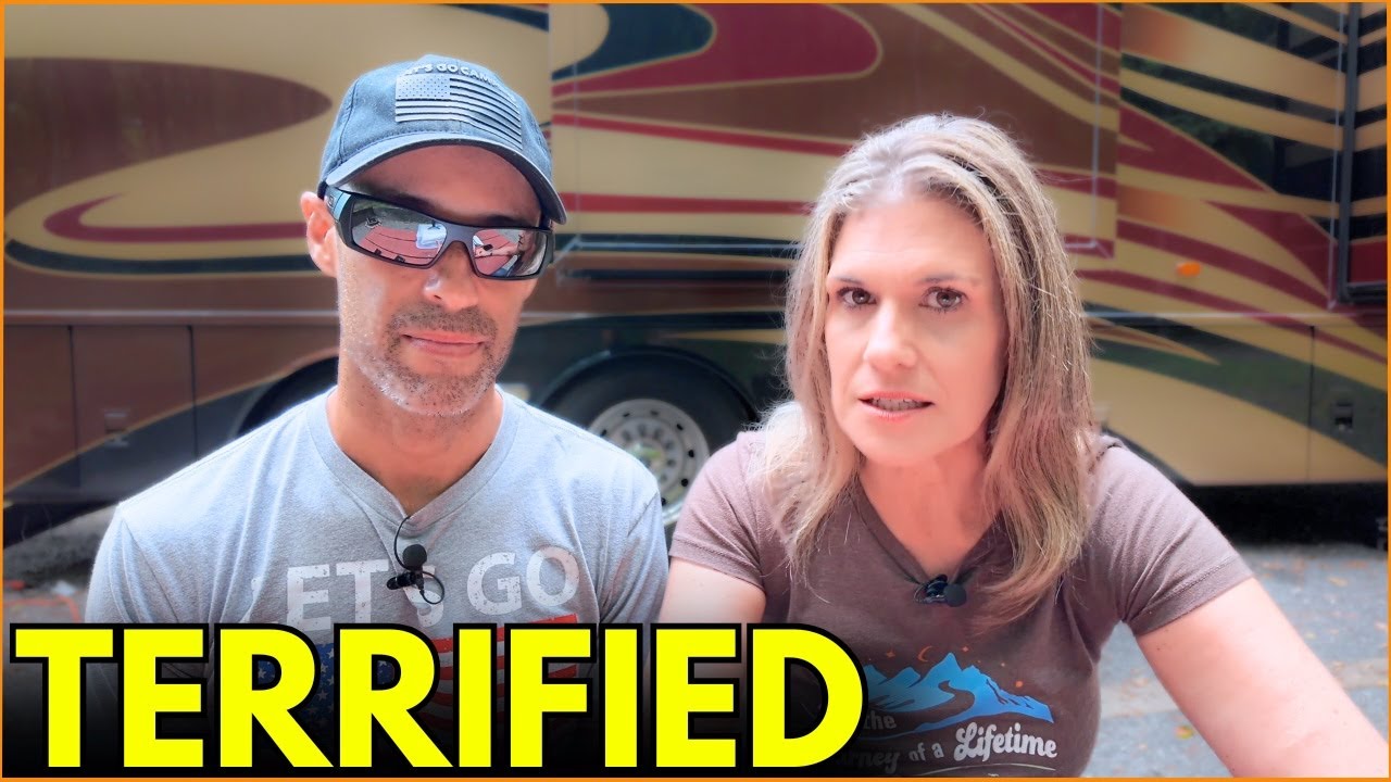 ⁣We Have Never Been This Scared Arriving At A Campground!