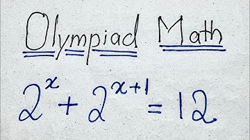 Olympiad Math Problem | Exponential Equation Challenge Only Smart Minds Solve This Quickly!