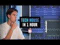 Making a tech house track in 1 hour full process