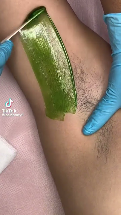 Tutorial waxinng cara waxing ketiak cabut bulu ketiak belajar waxing