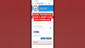 RVUNL TECH GRADE 3 ADMIT CARD 2025 😱| RAJASTHAN TECHNICIAN ADMIT CARD 2025 #shorts #rvnul