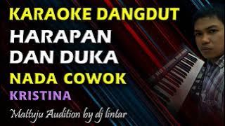 Karaoke Dangdut Harapan Dan Duka || Nada Cowok