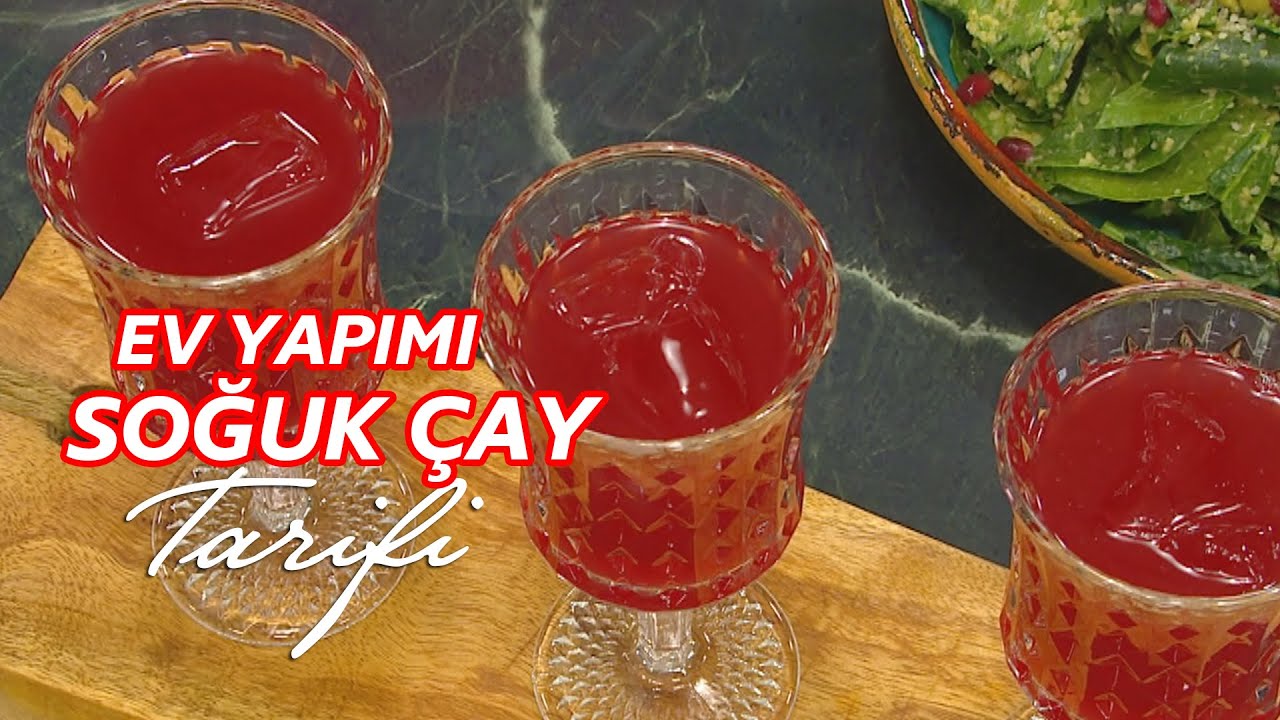 Ev Yapımı Soğuk Çay Tarifi ve Yapılışı