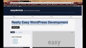 Wordpress Development Tutorials - pt 18: Advanced Custom Fields
