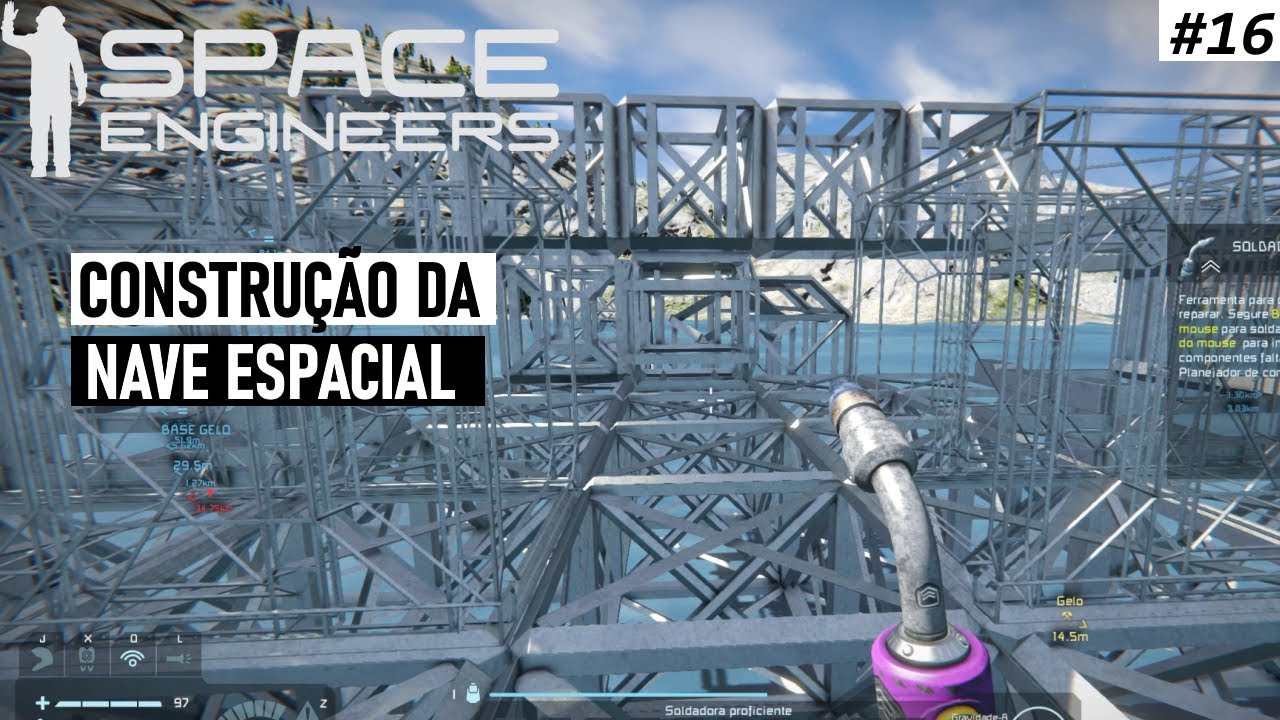 CONSTRUÇÃO DA NAVE ESPACIAL - Space Engineers #16 - YouTube
