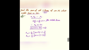 Find the sum of all 11 terms of an AP whose mid term is 30