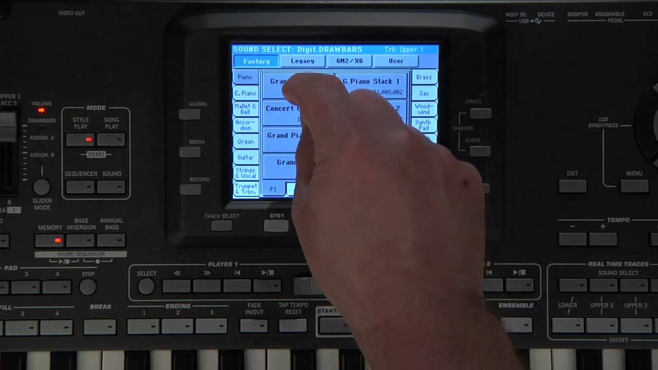 Видео мануал KORG PA3X часть 2