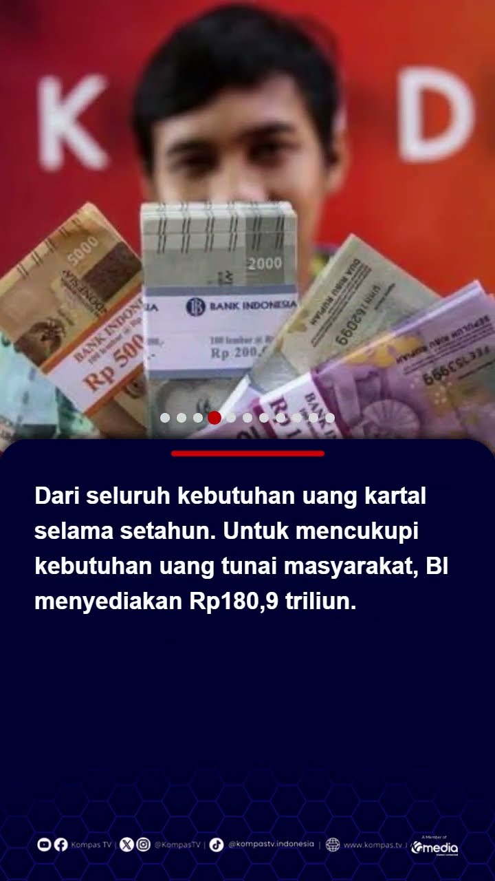 BI Buka Layanan Penukaran Uang Baru Mulai 3 Maret 2025, Per Orang Bisa Tukar Rp4,3 Juta #uangbaru