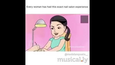 Nail salon experience lol #animation