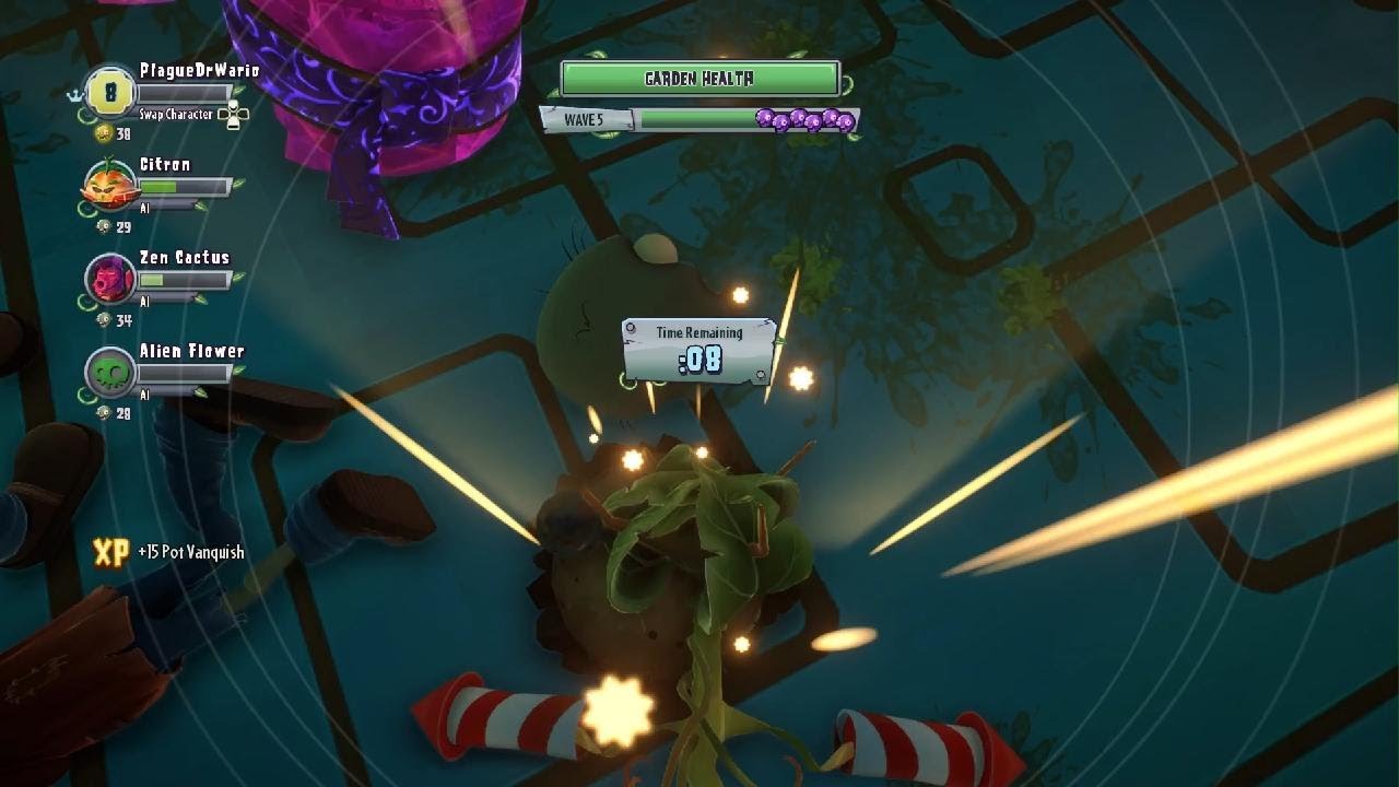 Plants vs Zombies GW2 the plant Shooter squad part 1&2