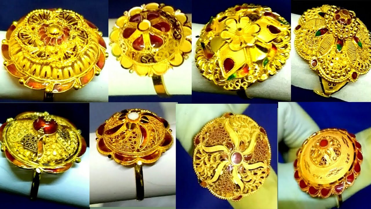 gold umbrella ring design ! latest gold ring design 2019 - YouTube
