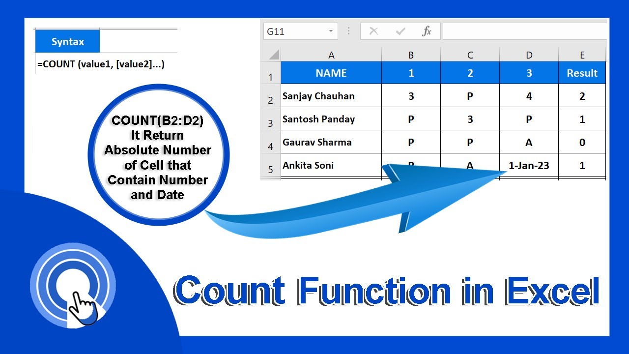 Character को कैसे Count करे Excel में in Hindi || CountIF Function in ...