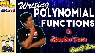 Writing Polynomial Functions  in Standard Form