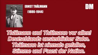 Video thumbnail of "Ernst Thälmann-Lied"