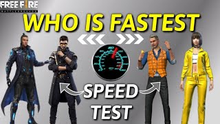 Dj Alok Vs k Vs Kelly Character Ability Test Running in Water🌊 //Garena Free Fire Max screenshot 5