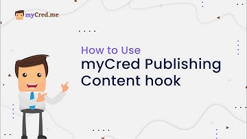 How to Use myCred Publishing Content hook