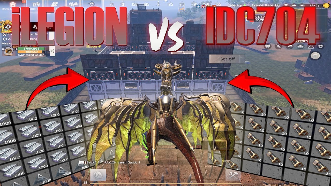 Online Raid Full Titanium base💥| IDC704 Noobs | Sea mix ping | Last Island of Survival