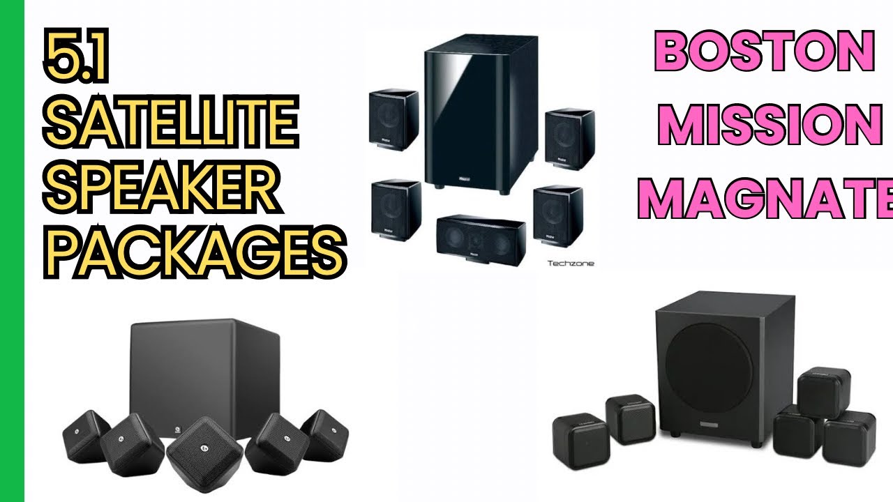 Budget 5.1 Satellite Speaker Packages 