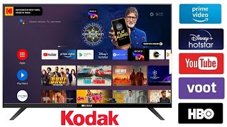 Kodak 32 inches HD Ready  Android Smart LED TV 32HDX7XPROBL - (2021 Model) - kodak smart android tv