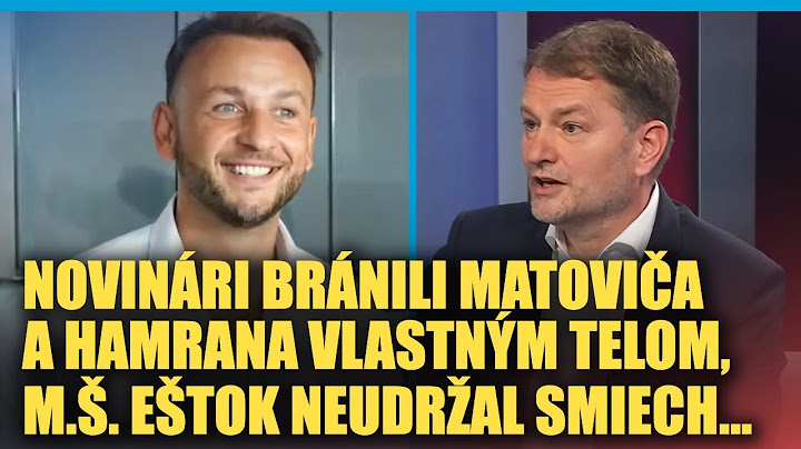 Novinári bránili Matoviča a Hamrana vlastným telom, Šutaj Eštok neudržal smiech