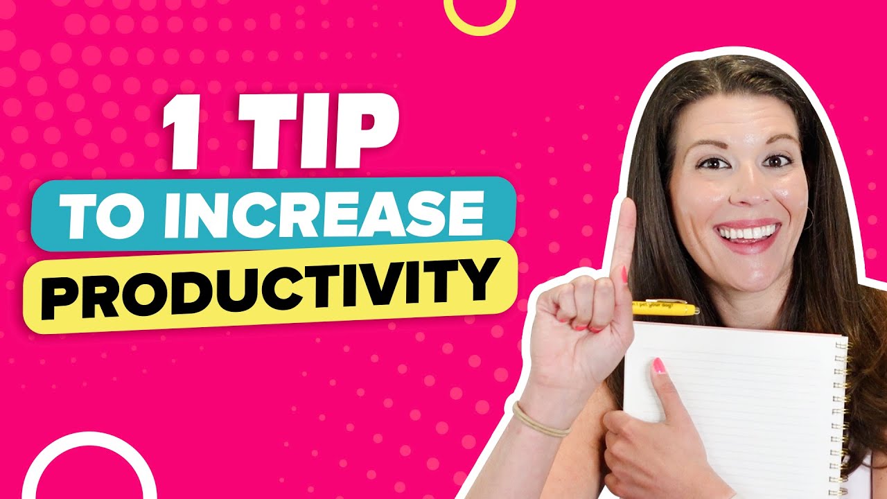 Increase Your Productivity with This Simple Habit - YouTube