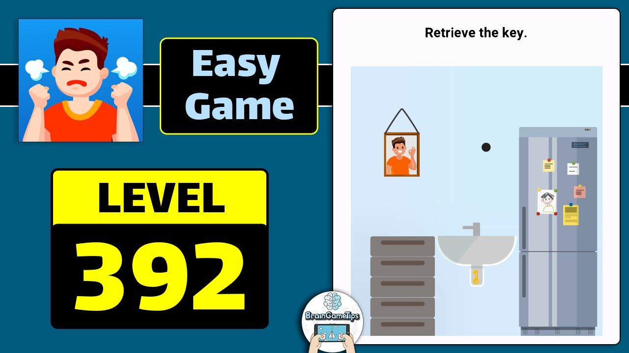 Easy Game - Brain Test - Level 392 Retrieve The Key Walkthrough