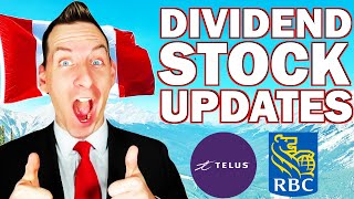 Two Canadian Dividend Stocks Crushing | Telus & Royal Bank Dividend Updates