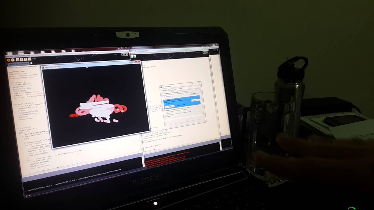Leap Motion - Drawing in 3D with Depth - YouTube