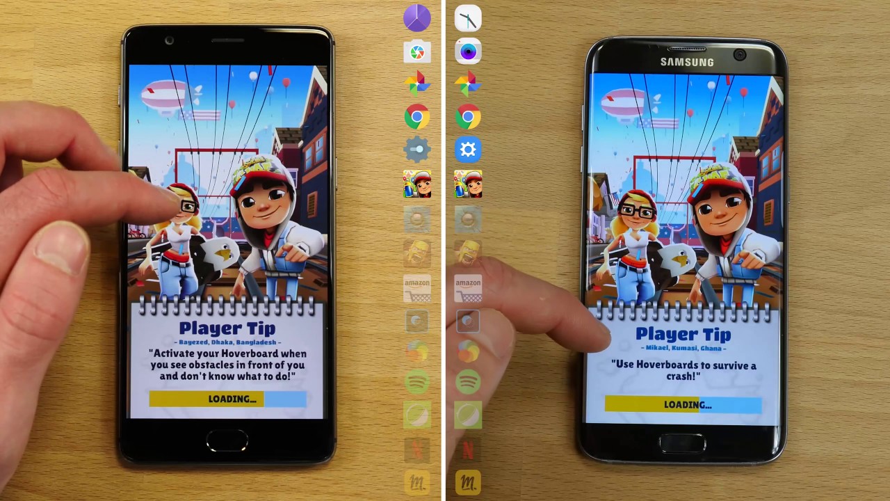 Samsung Galaxy S7 Edge Vs Oneplus 3t