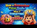 How to Remember Things Easily| Memory Tricks That Actually Work |Study Smart #studyskills#memorytips