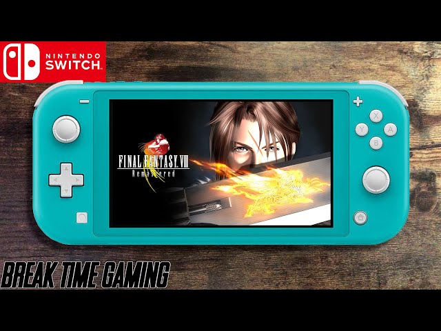 Final Fantasy 8 Nintendo Switch Lite Gameplay (Turquoise) - YouTube
