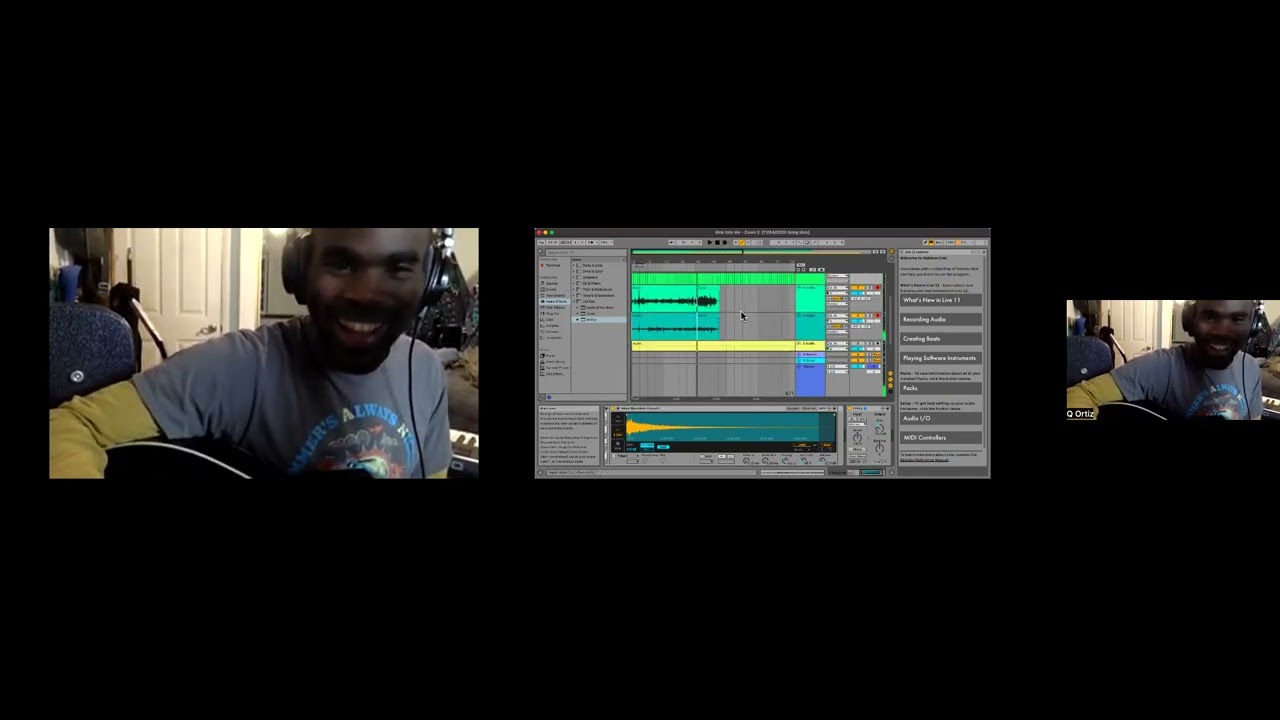 Sink Into Me - Recording Process - Scratch Drums - Complications and learnings | Q Ortiz Music