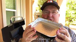 Quick Tip: Crimping The Foil Drip Pan - TVWGG - virtualwebergasgrill.com