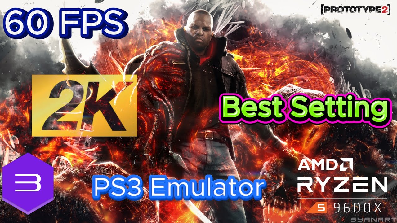 RPCS3 | Ryzen 5 9600x ~ PROTOTYPE 2~ | PS3 emulator on 1440P Best Ultra Settings/60fps