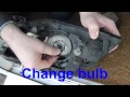 How to change a headlamp bulb on a MK3 Ford Mondeo