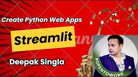 Build Interactive Web Apps in Python with Streamlit