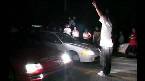 b16 nitrous civic hatch vs. b18 gsr nitrous crx