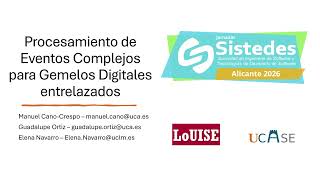 Procesamiento de Eventos Complejos para Gemelos Digitales entrelazados | JISBD 2026 screenshot 5