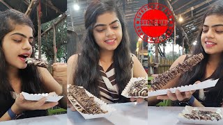 Chocolaty Rain Waffle 🧇 | Nagpur Special | Chocolate Waffle #nagpur #streetfood #viral #food